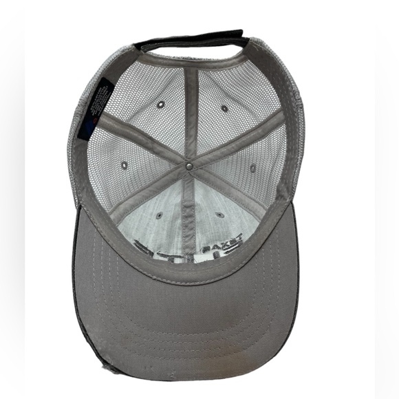 Texas Elite Ball Cap Distressed Strapback Spacecity Gray Mesh Trucker Adjustable - Picture 7 of 9